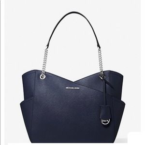 TWO NAVY BLUE AND BLACK MICHEAL KORS PURSE